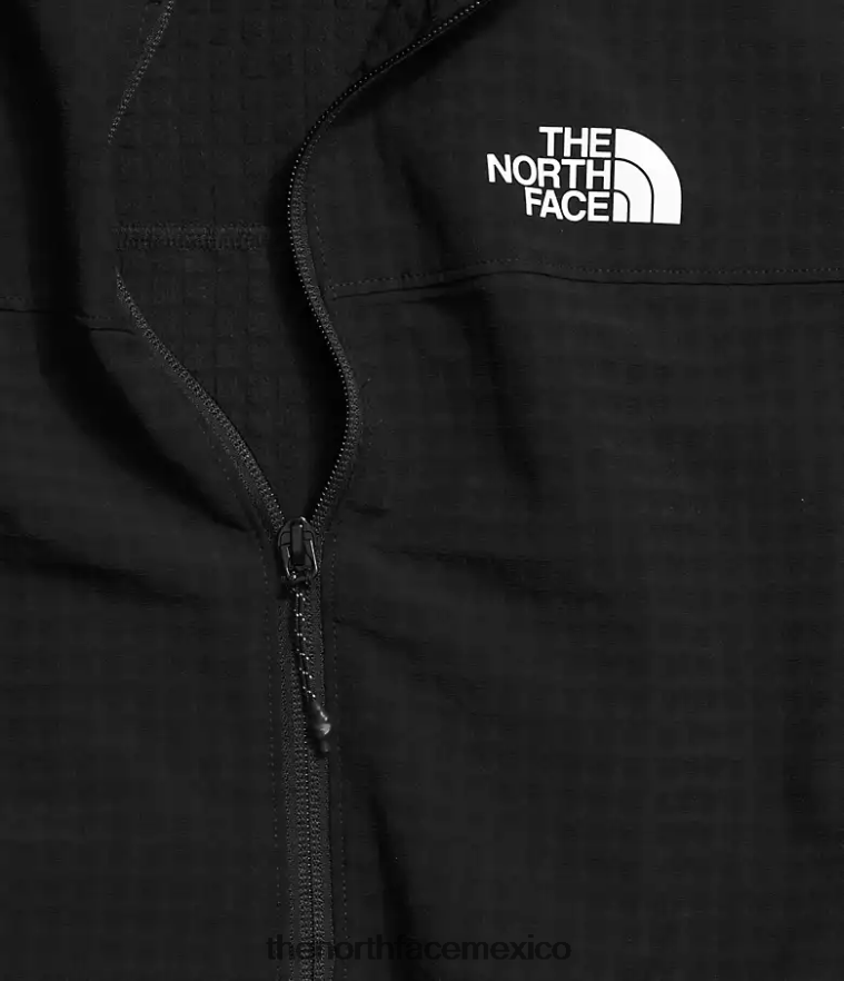 The North Face ropa NFHLJL568 negro mujer tekware grid con cremallera completa