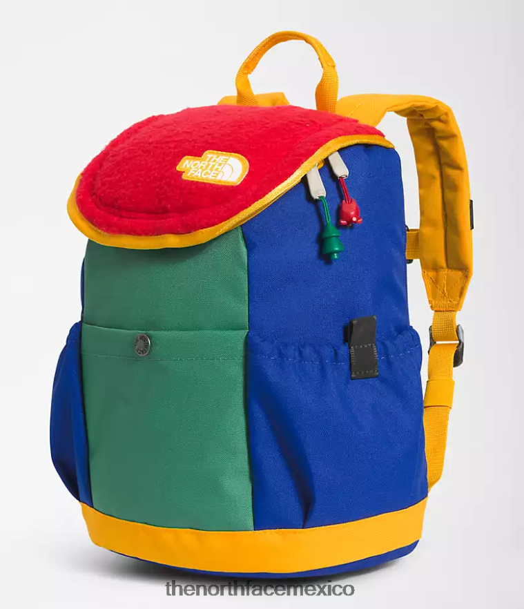 The North Face accesorio NFHLJL395 rojo tnf/verde hierba intenso/azul tnf niños mochila mini explorador juvenil