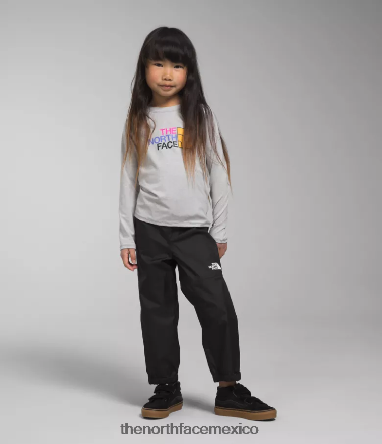 The North Face ropa NFHLJL271 negro niños pantalones de lluvia antora
