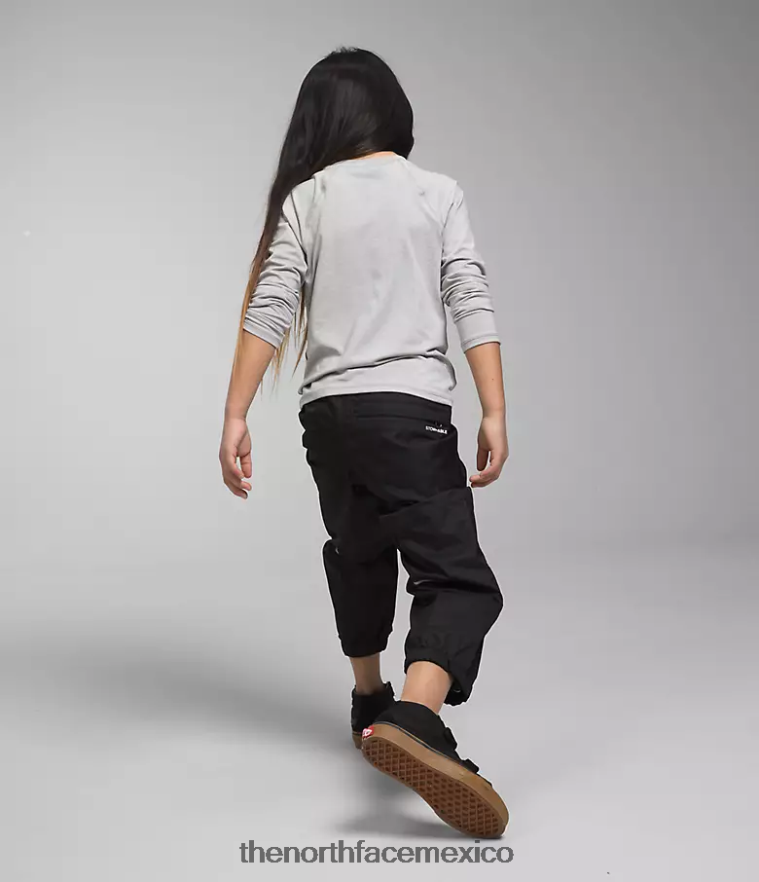 The North Face ropa NFHLJL271 negro niños pantalones de lluvia antora