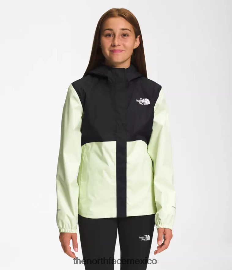 The North Face ropa NFHLJL753 crema de lima niños chaqueta de lluvia anora