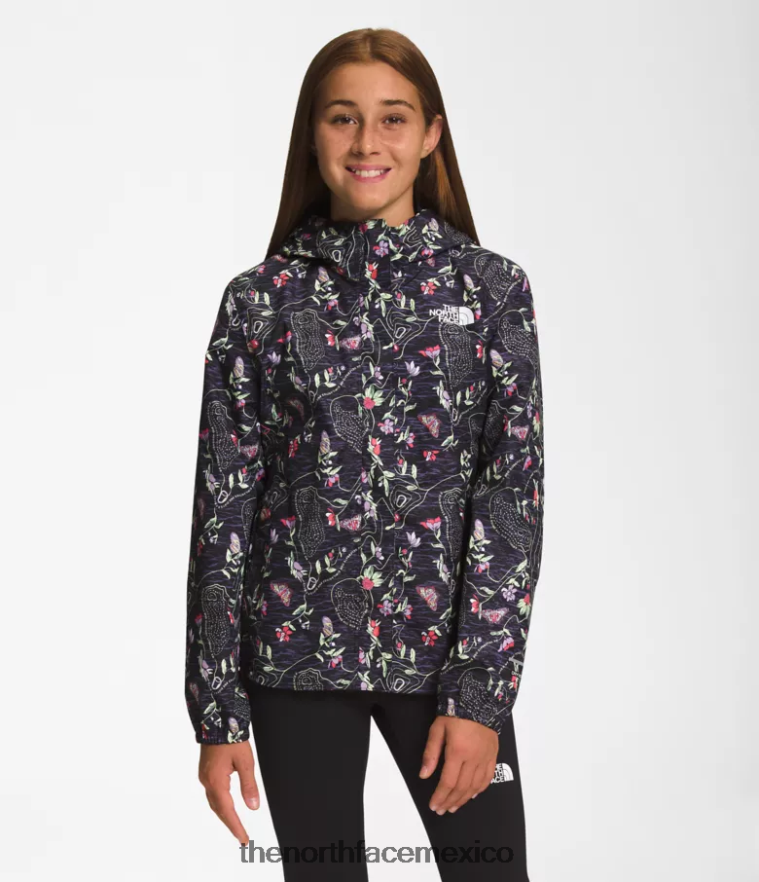 The North Face ropa NFHLJL756 tnf negro iwd imprimir niños chaqueta de lluvia anora