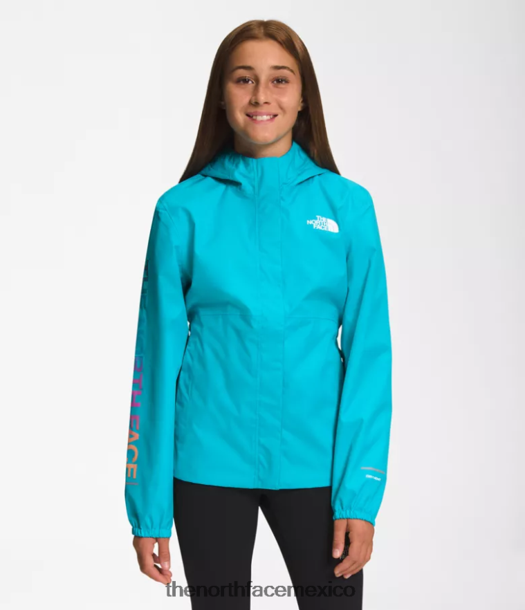 The North Face ropa NFHLJL759 buceo azul niños chaqueta de lluvia anora