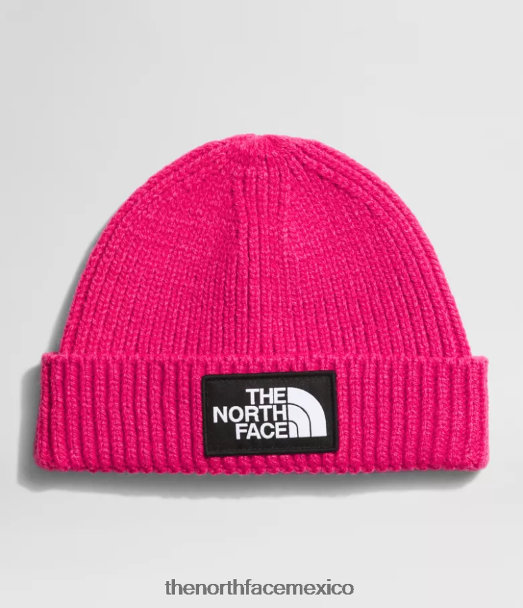 The North Face accesorio NFHLJL533 señor. rosa bebé gorro con logo en forma de caja