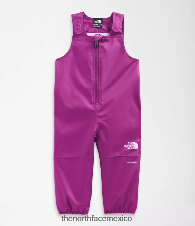 The North Face ropa NFHLJL191 flor de cactus púrpura bebé baberos de lluvia antora