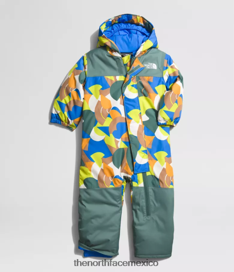 The North Face ropa NFHLJL274 mantequilla de almendras gran impresión abstracta bebé traje de nieve libertad