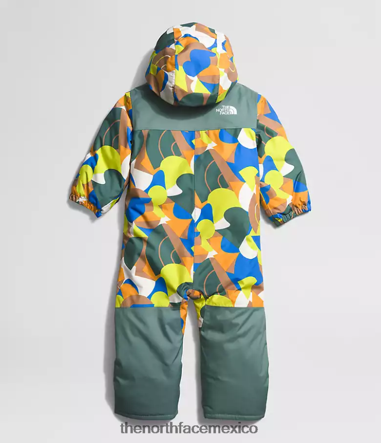 The North Face ropa NFHLJL274 mantequilla de almendras gran impresión abstracta bebé traje de nieve libertad