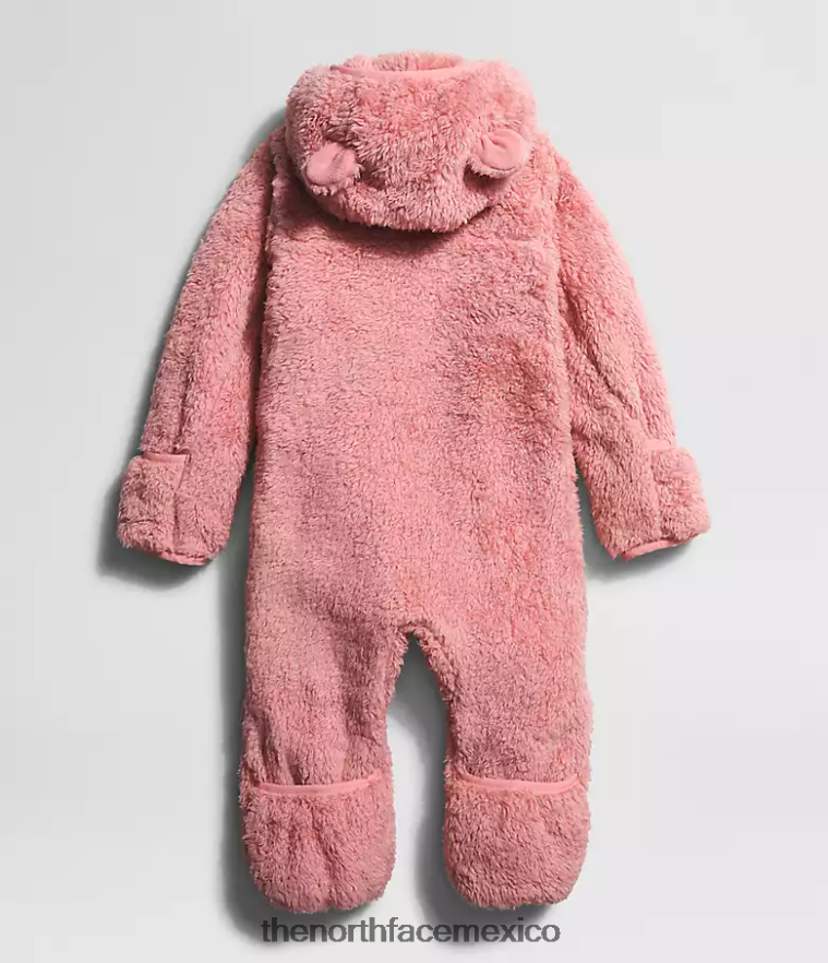 The North Face ropa NFHLJL398 rosa sombría bebé oso de una sola pieza