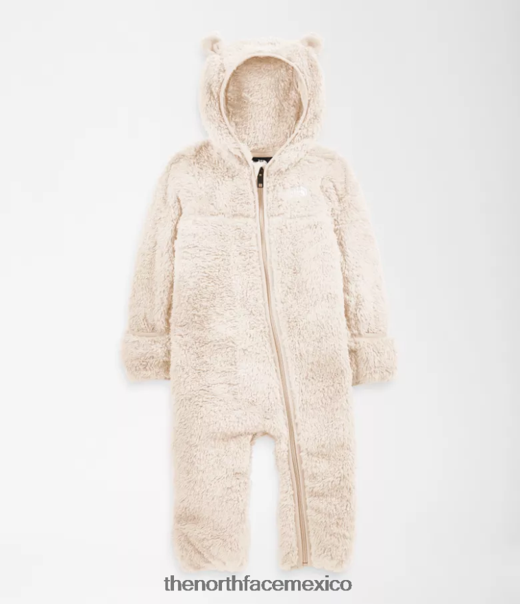 The North Face ropa NFHLJL402 gardenia blanca bebé oso de una sola pieza