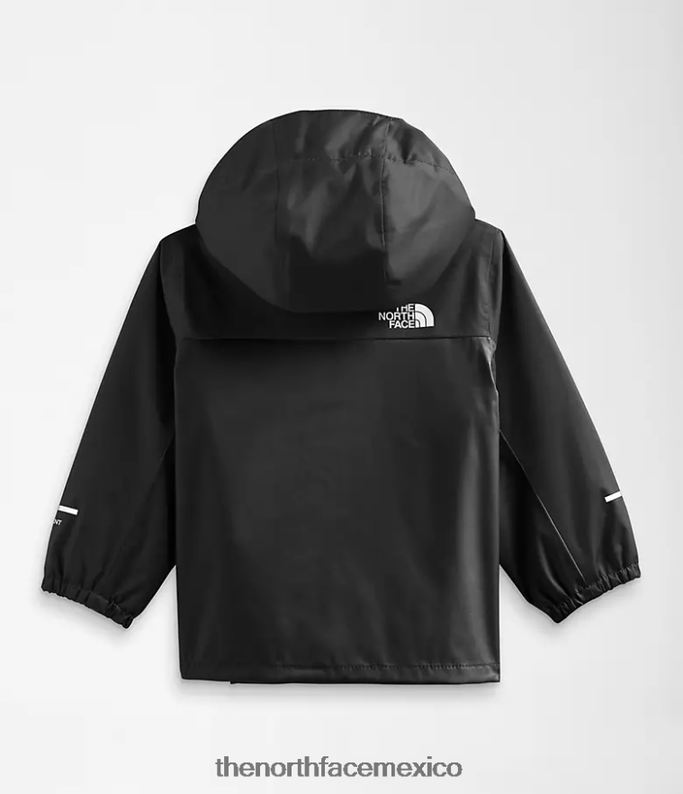 The North Face ropa NFHLJL586 negro bebé chaqueta de lluvia anora