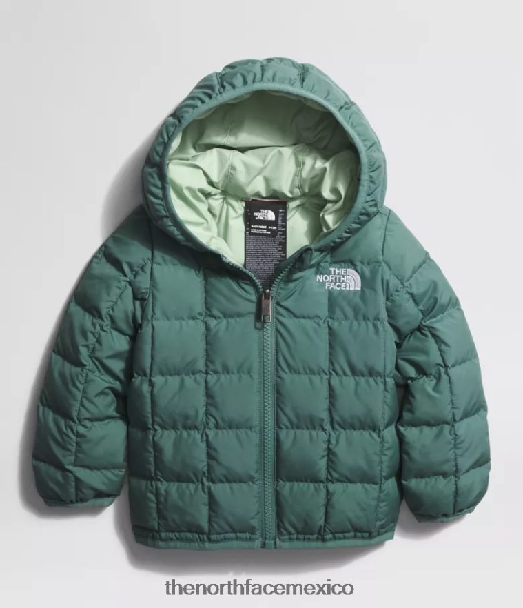 The North Face ropa NFHLJL636 sabio oscuro bebé chamarra reversible con capucha y termobola