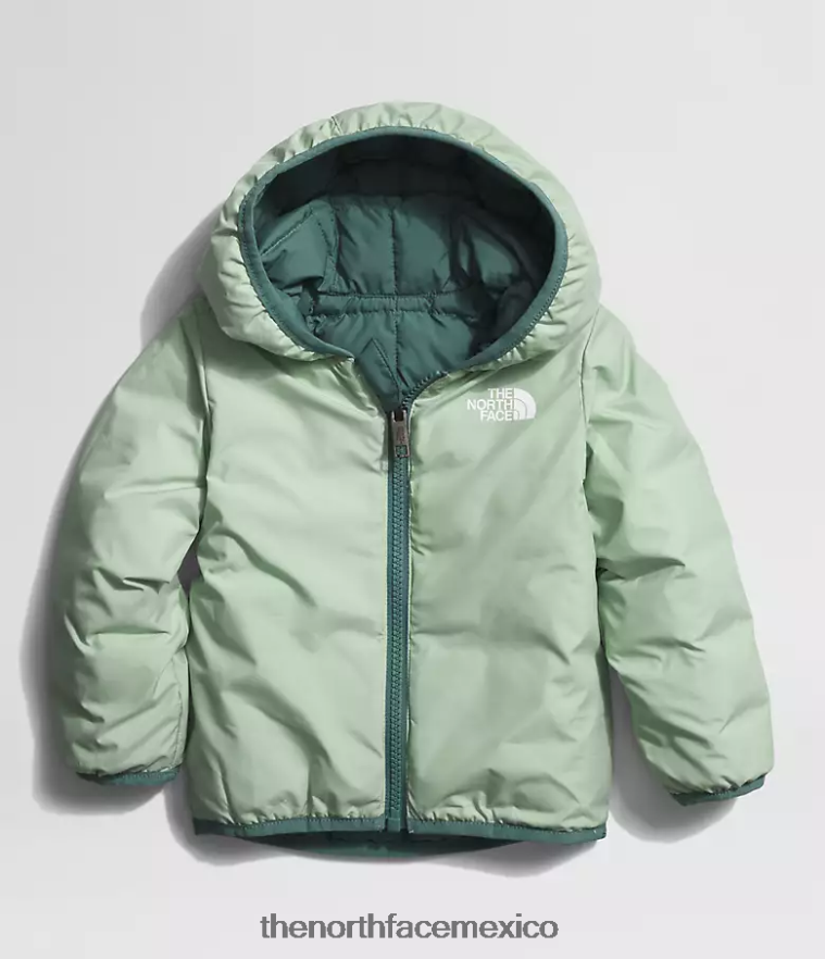 The North Face ropa NFHLJL636 sabio oscuro bebé chamarra reversible con capucha y termobola