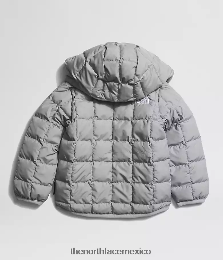 The North Face ropa NFHLJL638 fusionar gris bebé chamarra reversible con capucha y termobola
