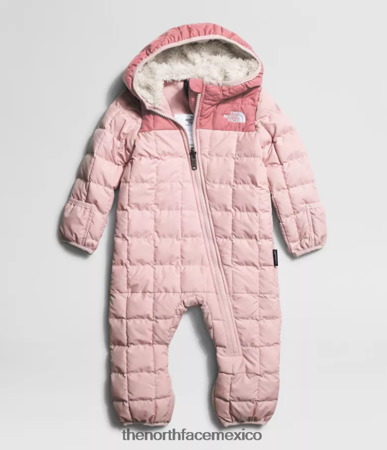 The North Face ropa NFHLJL695 rosa purísimo bebé termobola de una pieza