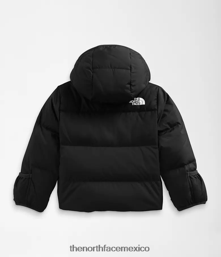 The North Face ropa NFHLJL764 negro bebé chaqueta con capucha North Down