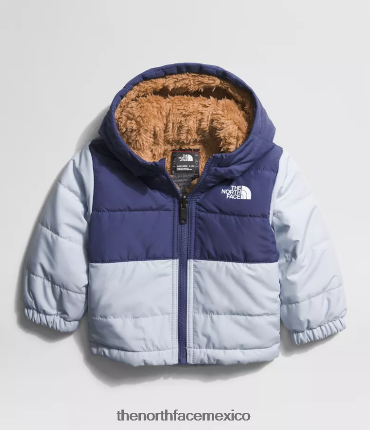 The North Face ropa NFHLJL866 bígaro polvoriento bebé chaqueta reversible con capucha y cremallera completa mt chimbo