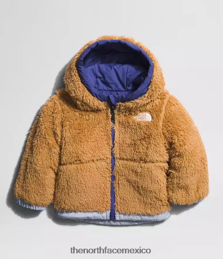 The North Face ropa NFHLJL866 bígaro polvoriento bebé chaqueta reversible con capucha y cremallera completa mt chimbo
