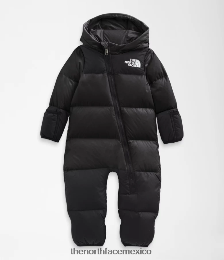 The North Face ropa NFHLJL91 negro bebé Bañador retro nuptse 1996