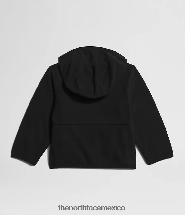 The North Face ropa NFHLJL990 negro bebé sudadera con capucha y cierre completo glaciar