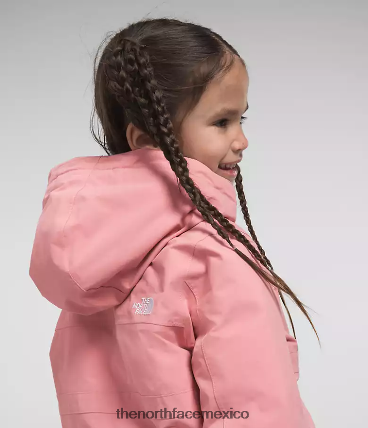 The North Face ropa NFHLJL1154 rosa sombría niños parka ártica