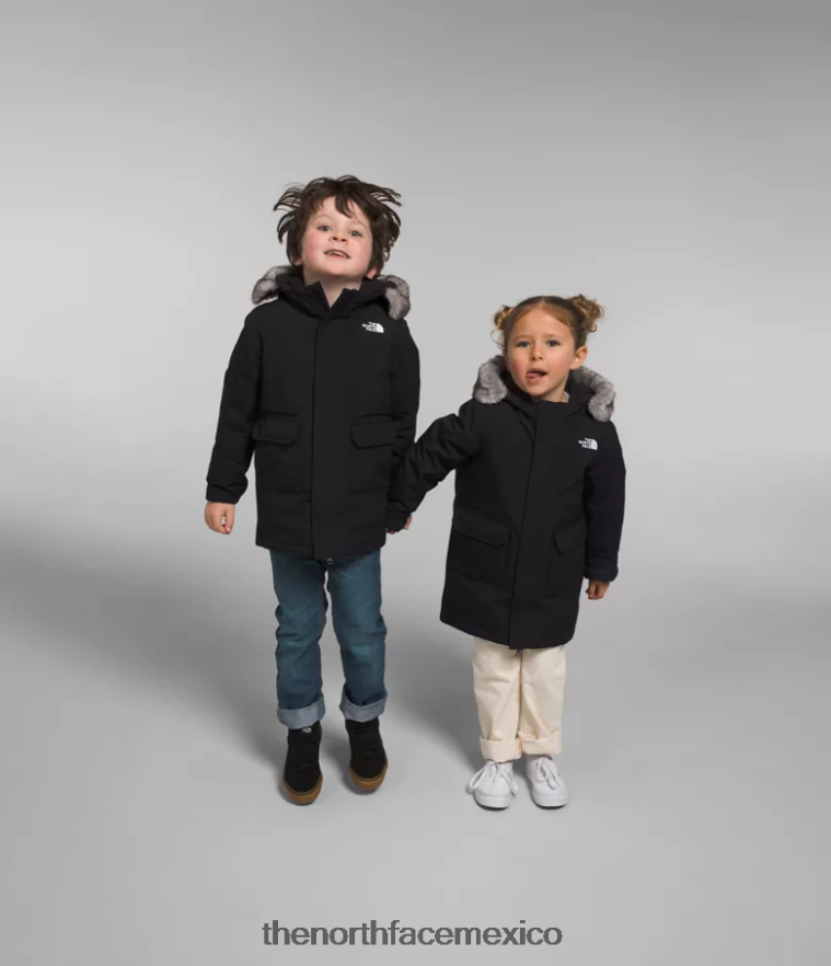 The North Face ropa NFHLJL1155 negro niños parka ártica