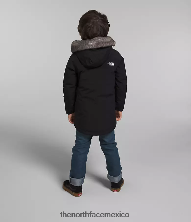 The North Face ropa NFHLJL1155 negro niños parka ártica