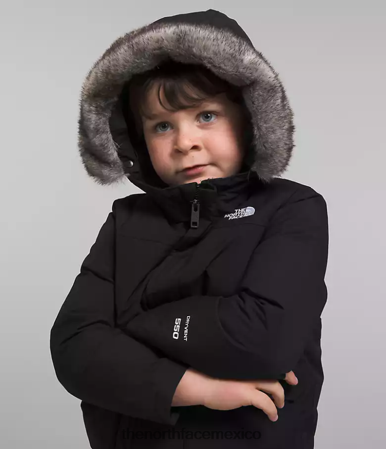 The North Face ropa NFHLJL1155 negro niños parka ártica