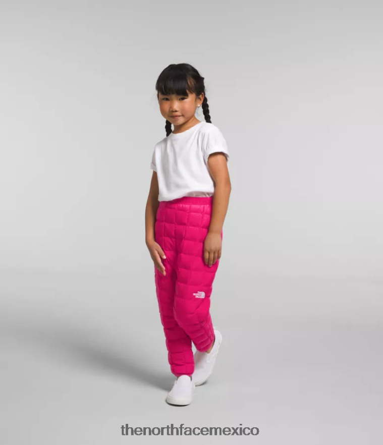 The North Face ropa NFHLJL1189 señor. rosa niños pantalones termoball reversibles
