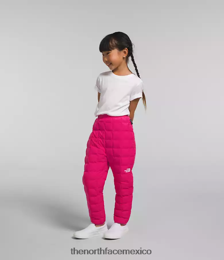 The North Face ropa NFHLJL1189 señor. rosa niños pantalones termoball reversibles