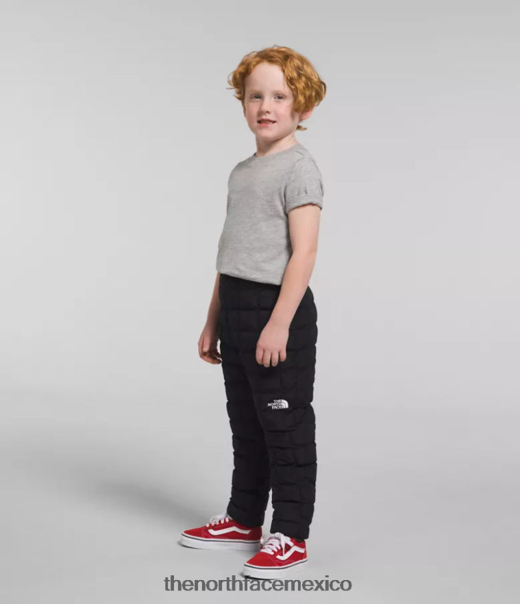 The North Face ropa NFHLJL1190 negro niños pantalones termoball reversibles