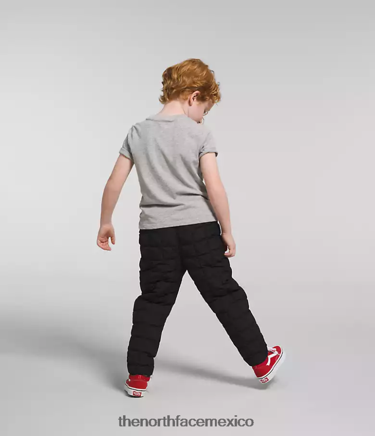 The North Face ropa NFHLJL1190 negro niños pantalones termoball reversibles