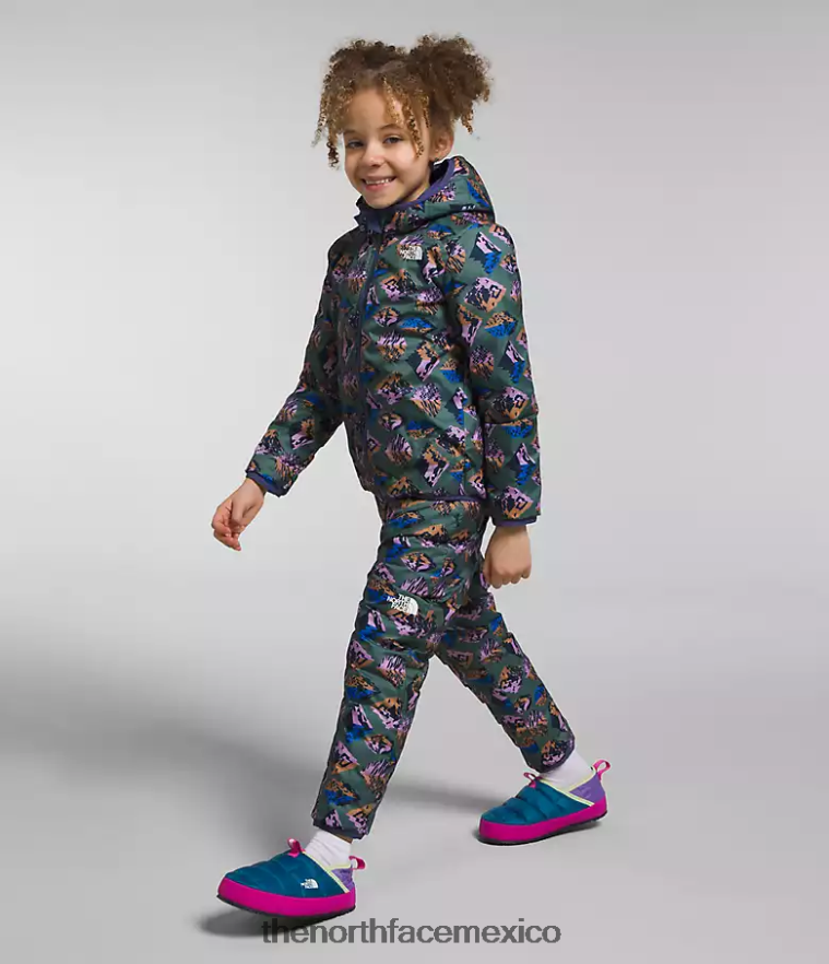 The North Face ropa NFHLJL1191 cueva azul niños pantalones termoball reversibles