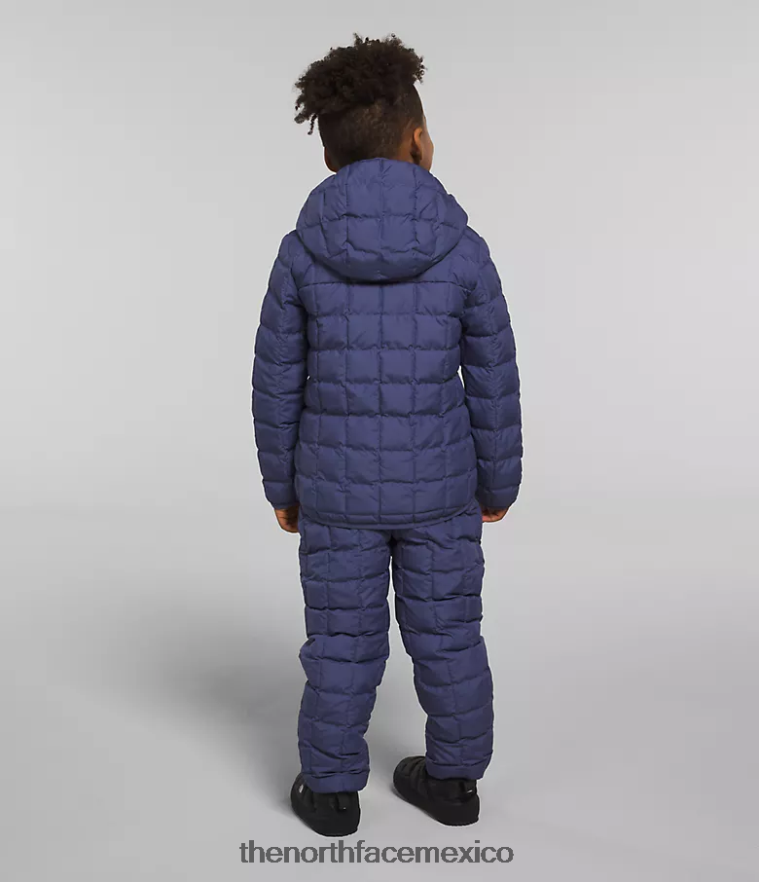 The North Face ropa NFHLJL1237 cueva azul niños chamarra reversible con capucha y termobola