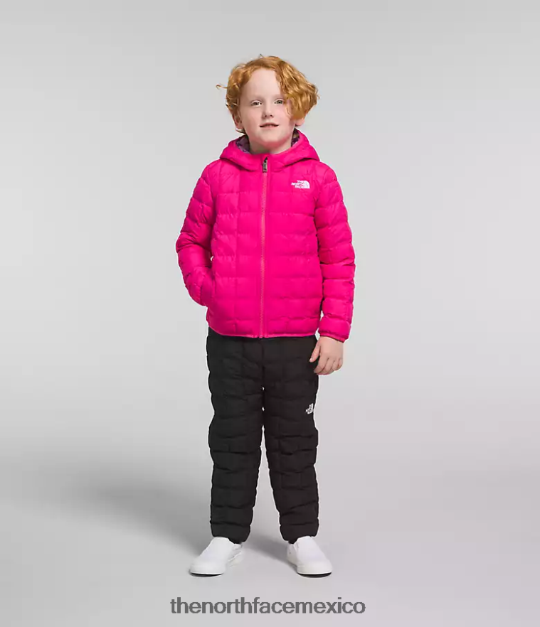 The North Face ropa NFHLJL1239 señor. rosa niños chamarra reversible con capucha y termobola