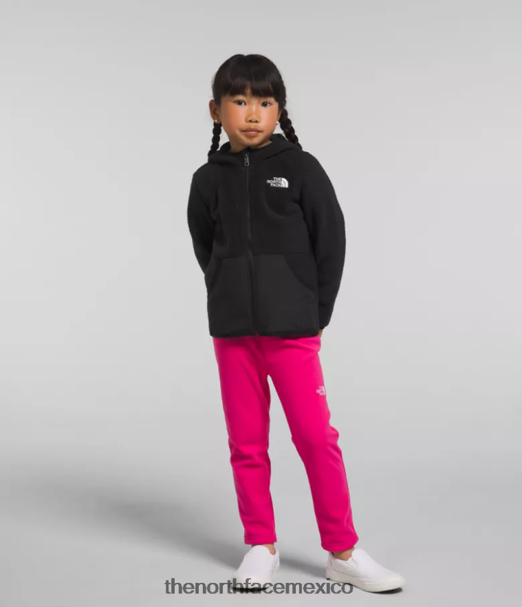 The North Face ropa NFHLJL464 negro niños Forrest sudadera con capucha y cierre completo