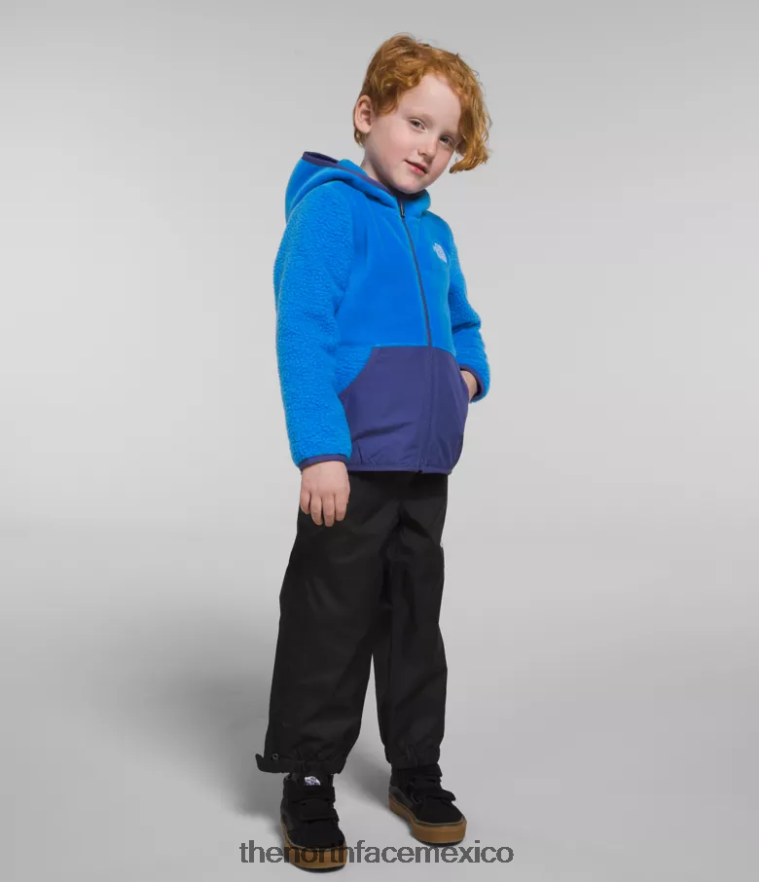 The North Face ropa NFHLJL465 azul optico niños Forrest sudadera con capucha y cierre completo