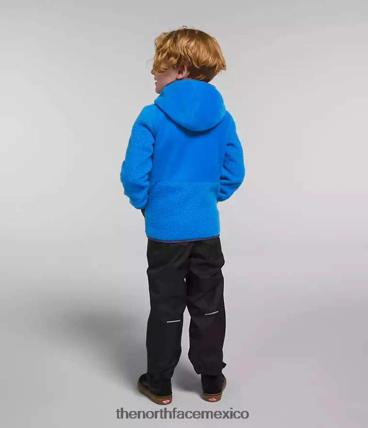 The North Face ropa NFHLJL465 azul optico niños Forrest sudadera con capucha y cierre completo