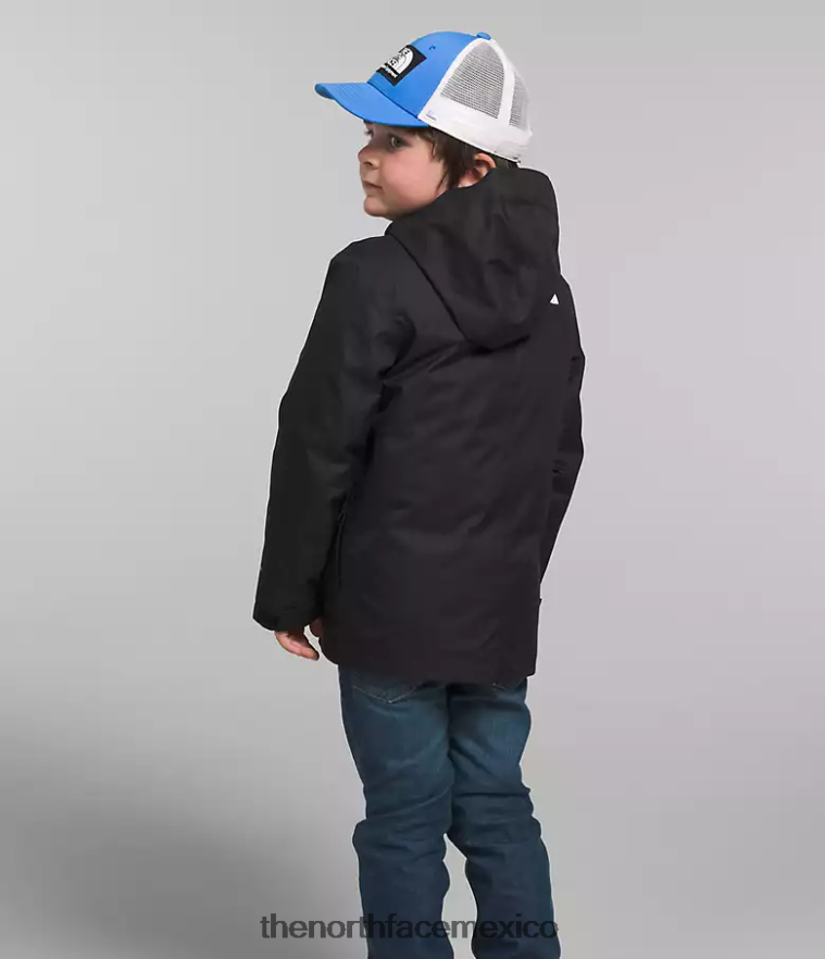 The North Face ropa NFHLJL585 negro niños triclima norte abajo