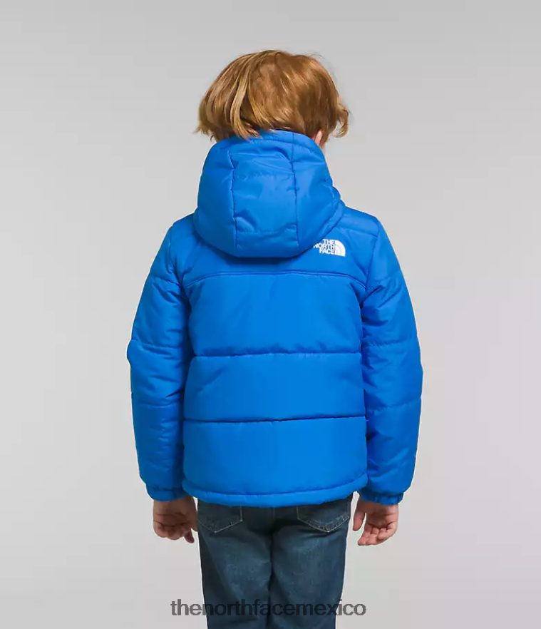 The North Face ropa NFHLJL635 azul optico niños chaqueta reversible con capucha y cremallera completa mt chimbo