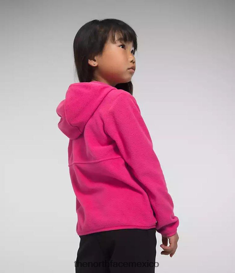 The North Face ropa NFHLJL692 señor. rosa niños sudadera con capucha y cierre completo glaciar