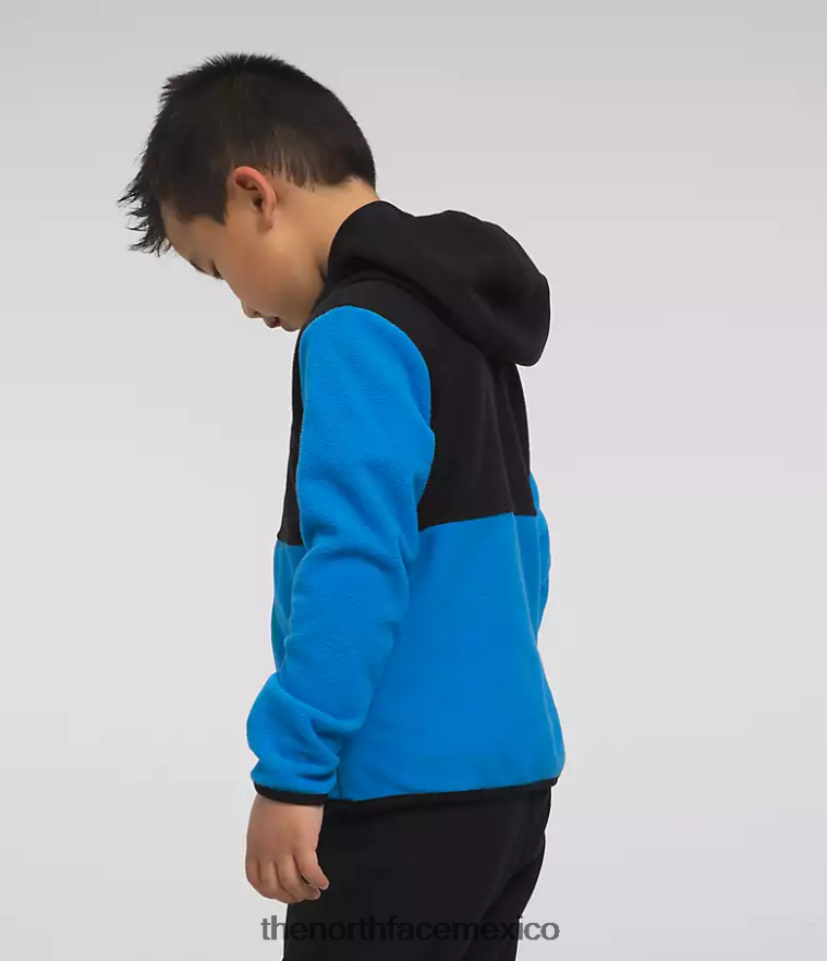 The North Face ropa NFHLJL693 azul optico niños sudadera con capucha y cierre completo glaciar