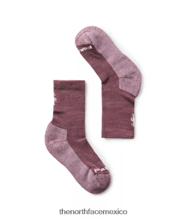 The North Face accesorio NFHLJL343 argyle púrpura niños calcetines con amortiguación ligera