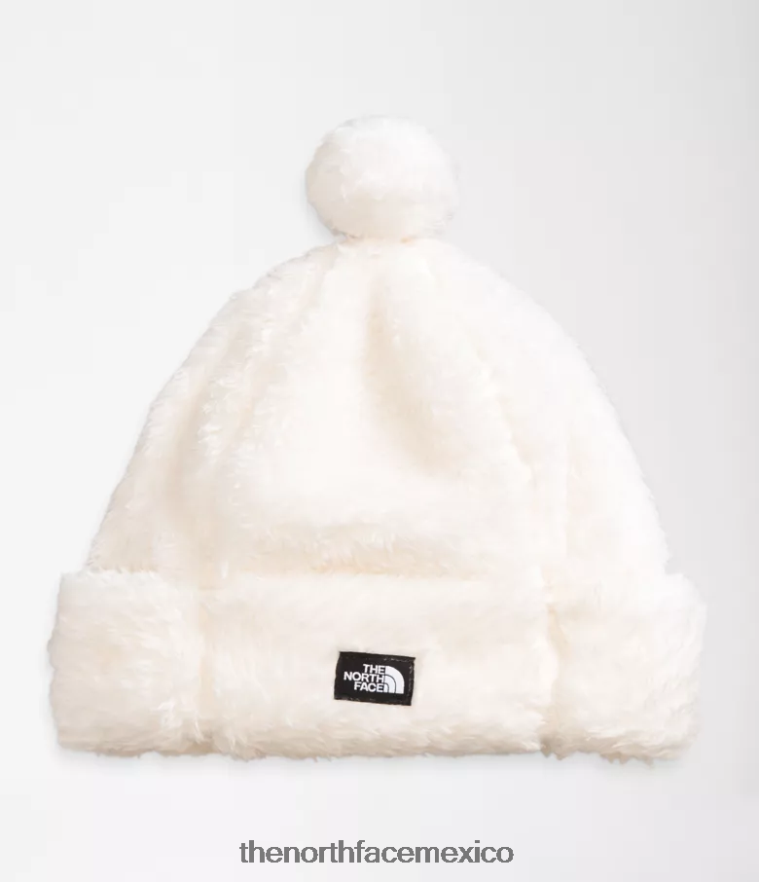 The North Face accesorio NFHLJL528 gardenia blanca niños gorro de oso suave