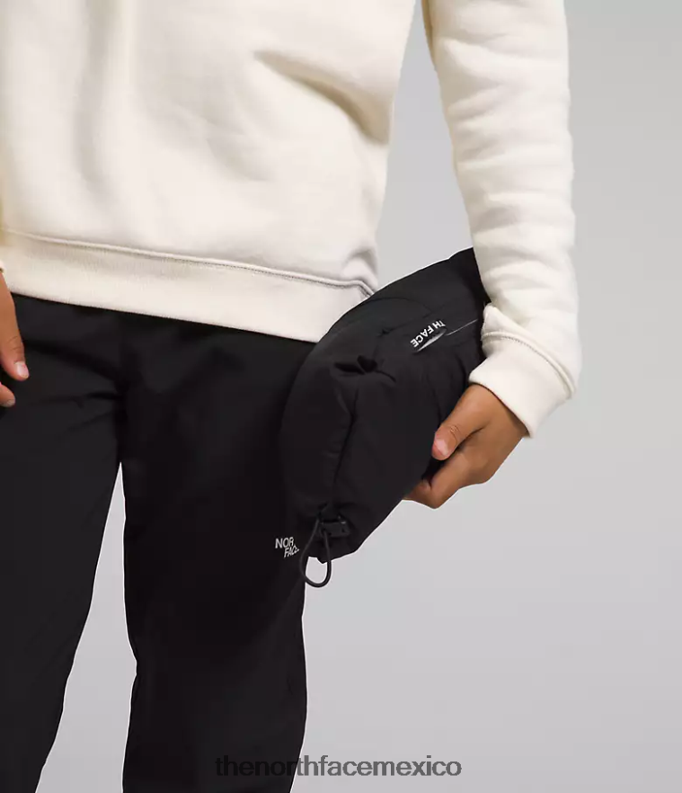 The North Face ropa NFHLJL187 negro niños chaleco retro nuptse 1996