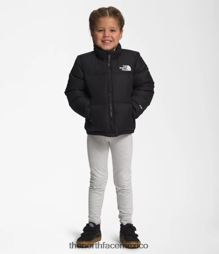 The North Face ropa NFHLJL529 negro niños chaqueta retro nuptse 1996