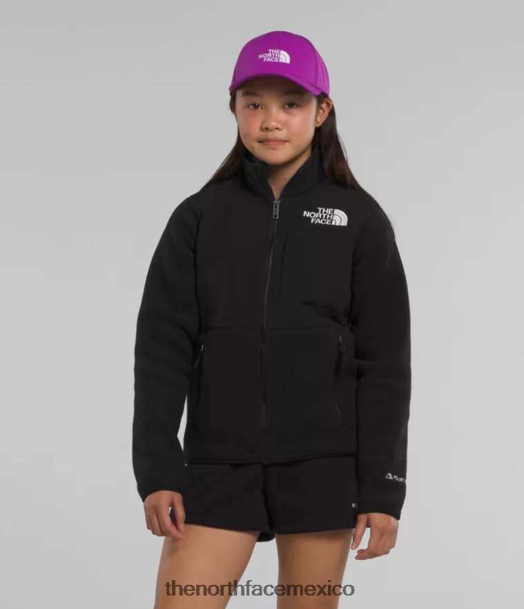 The North Face ropa NFHLJL582 negro niños chaqueta denali