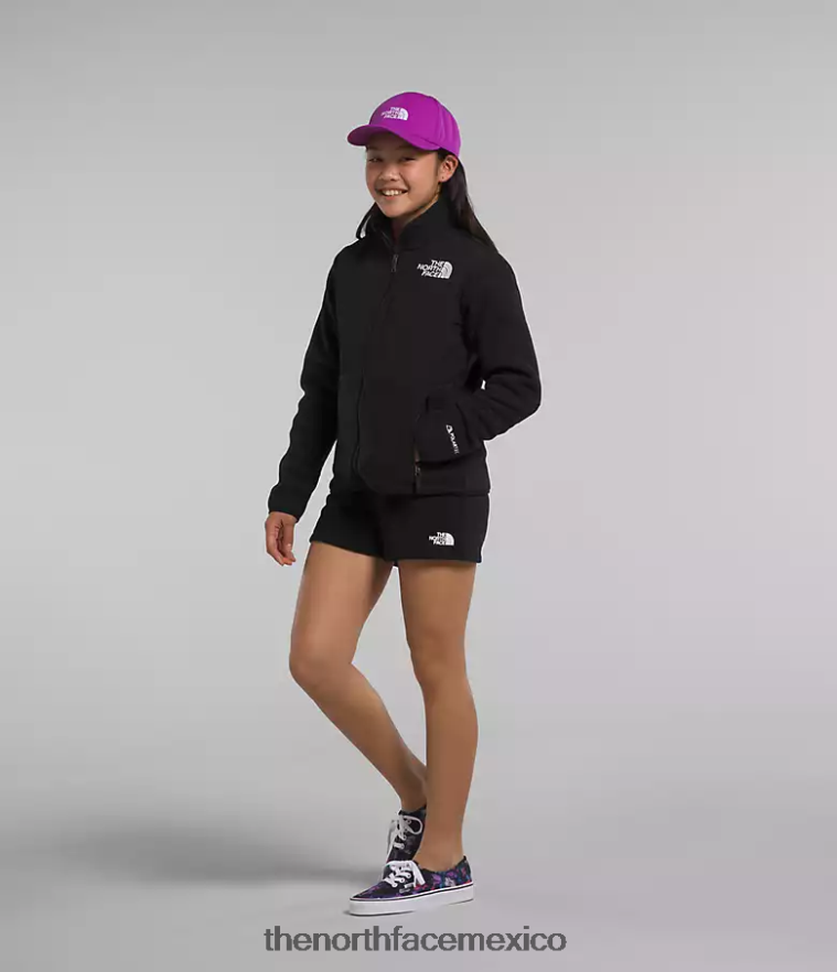 The North Face ropa NFHLJL582 negro niños chaqueta denali