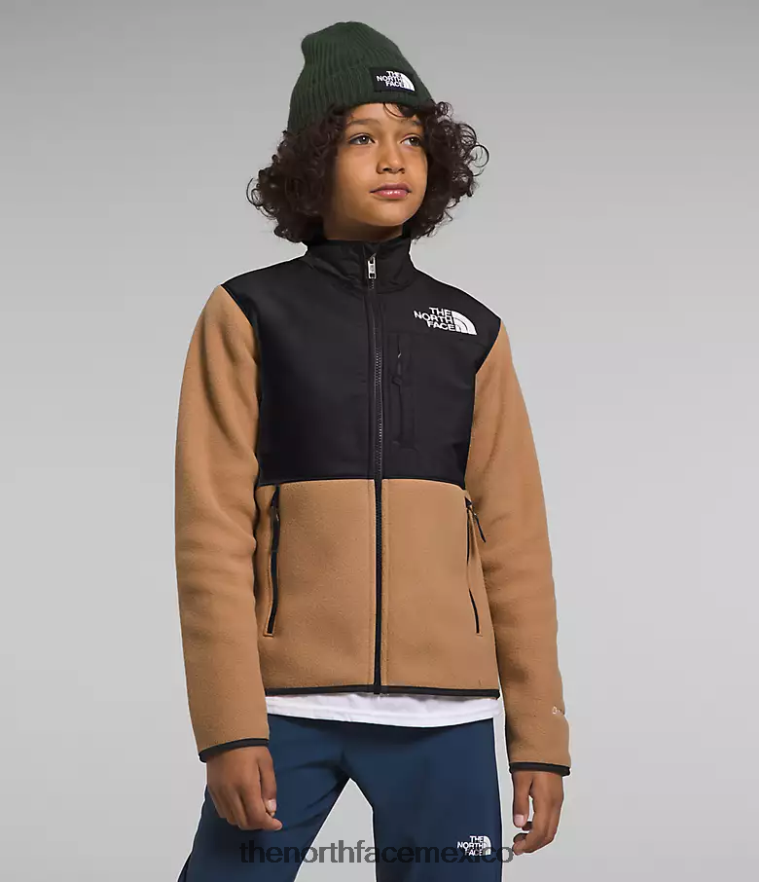 The North Face ropa NFHLJL583 mantequilla de almendras niños chaqueta denali
