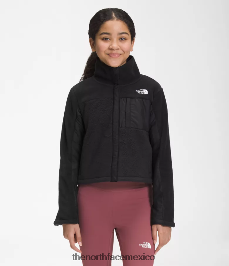 The North Face ropa NFHLJL71 negro niños chaqueta combinada de lana