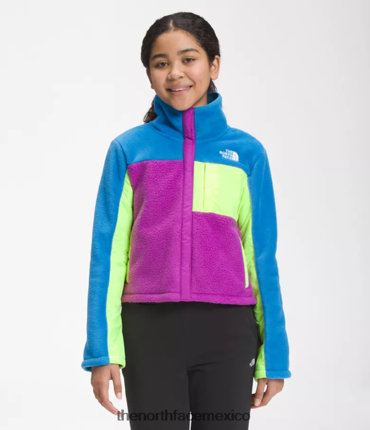 The North Face ropa NFHLJL72 azul súper sónico niños chaqueta combinada de lana